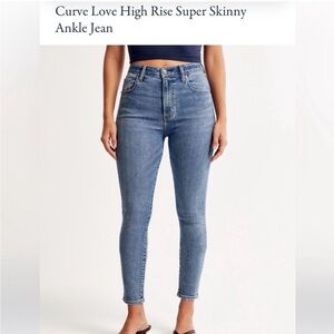 Abercrombie Curve Love Skinny Jeans